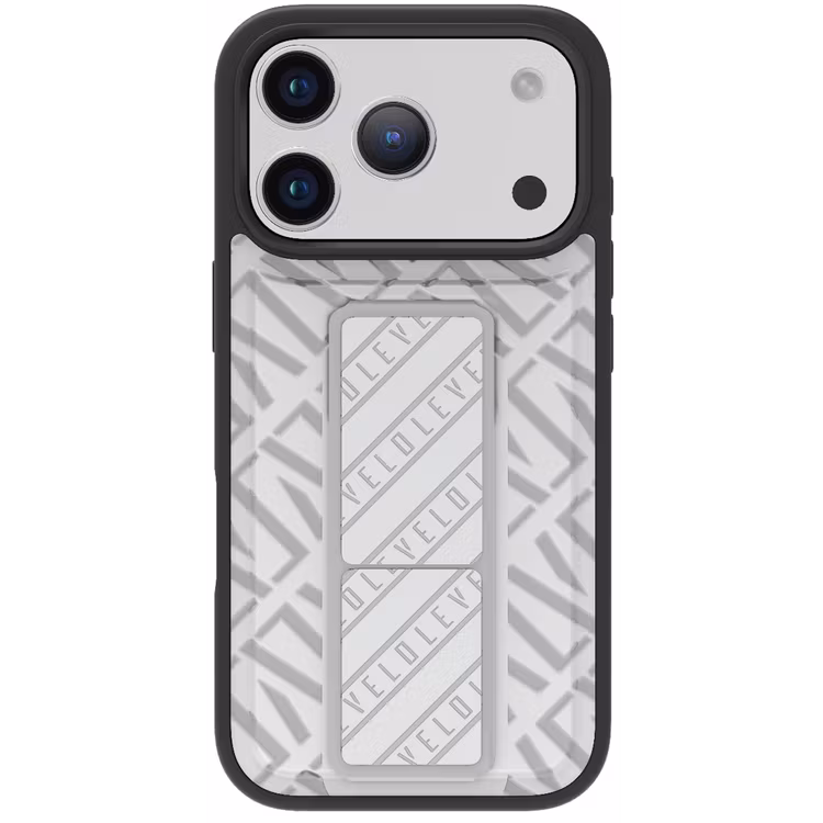 LEVELO MORPHIX CUERO IPHONE 17 PRO GRIPSTAND CASE CLOUD GREY LVLMRPCGIP17PCGY thumbnail 4