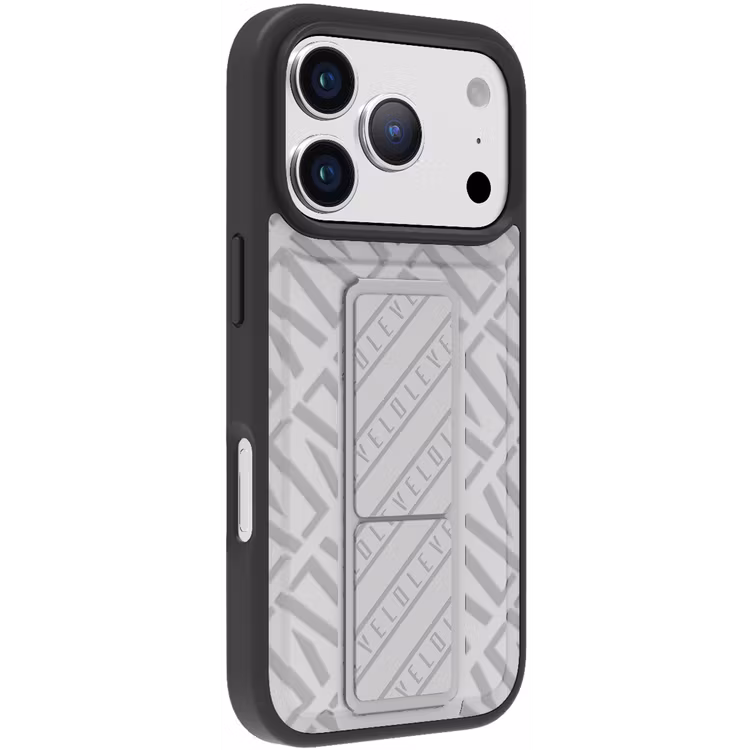LEVELO MORPHIX CUERO IPHONE 17 PRO GRIPSTAND CASE CLOUD GREY LVLMRPCGIP17PCGY thumbnail 6