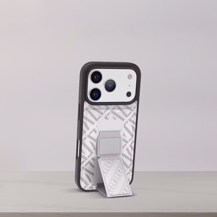 LEVELO MORPHIX CUERO IPHONE 17 PRO GRIPSTAND CASE CLOUD GREY LVLMRPCGIP17PCGY thumbnail 9