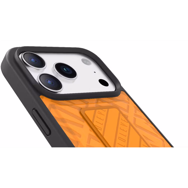 LEVELO MORPHIX CUERO IPHONE 17 PRO GRIPSTAND CASE SUNRISE ORANGE LVLMRPCGIP17PSORG thumbnail 5