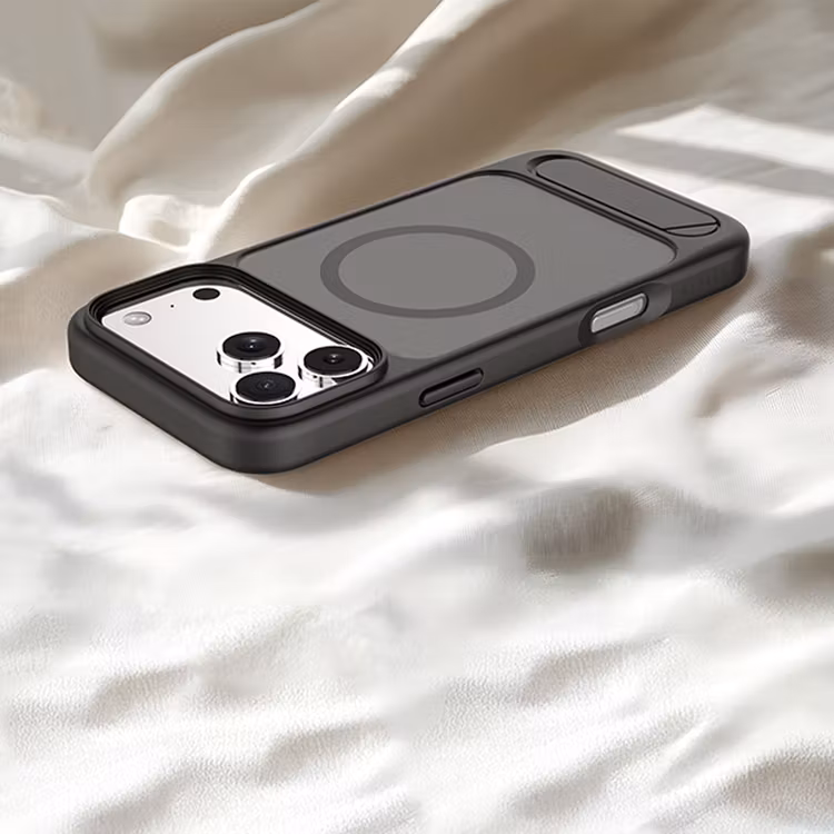 LEVELO MATTEO IPHONE 17 PRO MAX HYBRID KICKSTAND CASE BLACK LVLMTO17PMBK thumbnail 13