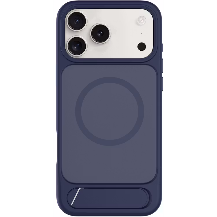 LEVELO MATTEO IPHONE 17 PRO HYBRID KICKSTAND CASE DARK BLUE LVLMTO17PDBK thumbnail 4