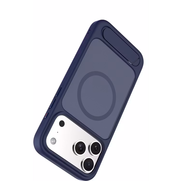 LEVELO MATTEO IPHONE 17 PRO HYBRID KICKSTAND CASE DARK BLUE LVLMTO17PDBK thumbnail 5