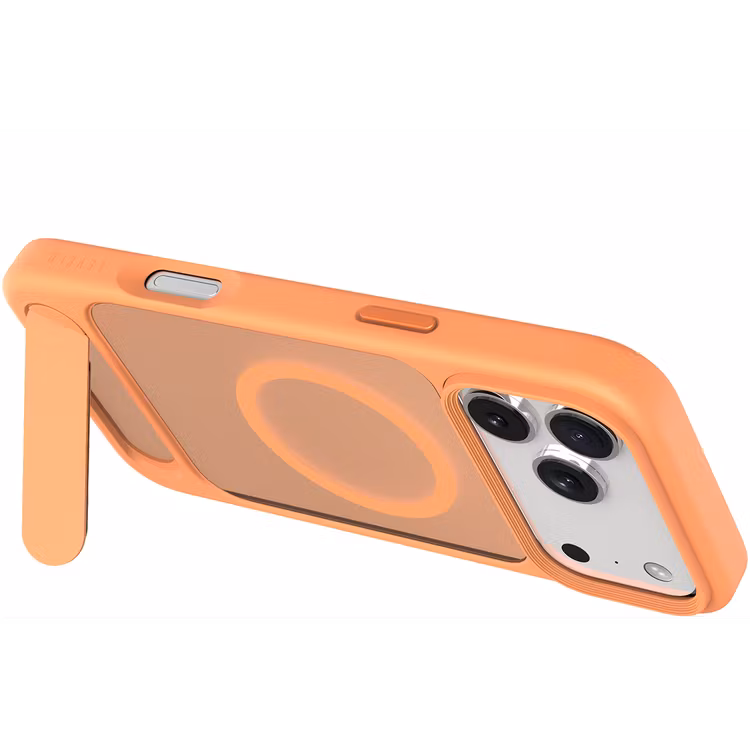 LEVELO MATTEO IPHONE 17 PRO HYBRID KICKSTAND CASE ORANGE LVLMTO17PORG thumbnail 9