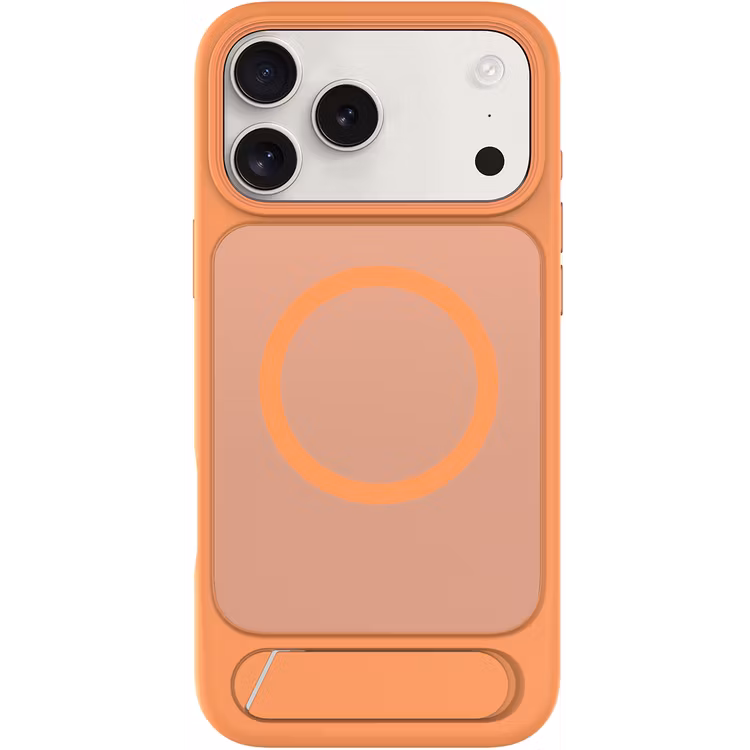 LEVELO MATTEO IPHONE 17 PRO HYBRID KICKSTAND CASE ORANGE LVLMTO17PORG thumbnail 5