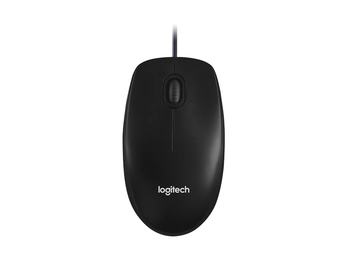 Logitech M100 Wired Mouse (Black, 910-006652) - Comfortable, Reliable, and Easy-to-Use