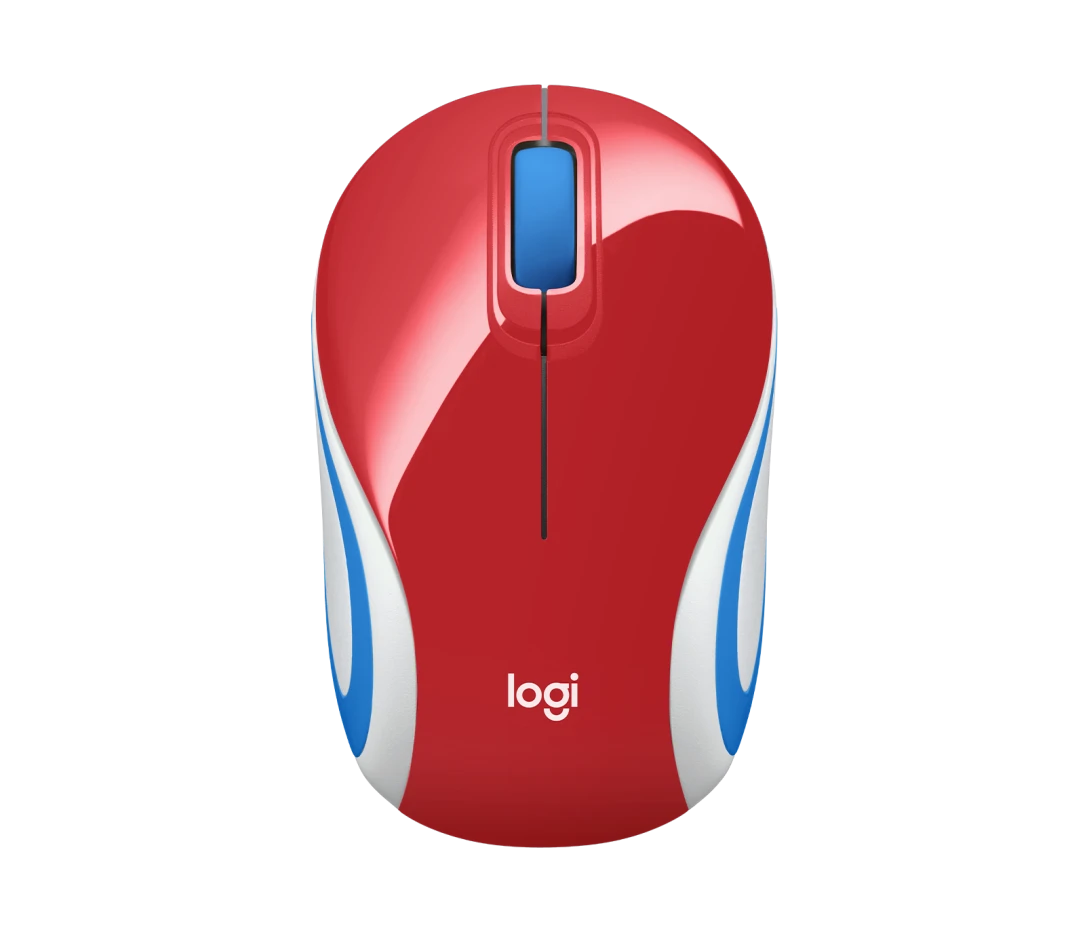 LOGITECH MOUSE W/L M187 MINI RED 910-002732