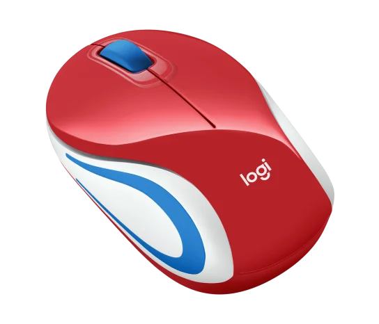 LOGITECH MOUSE W/L M187 MINI RED 910-002732 thumbnail 4