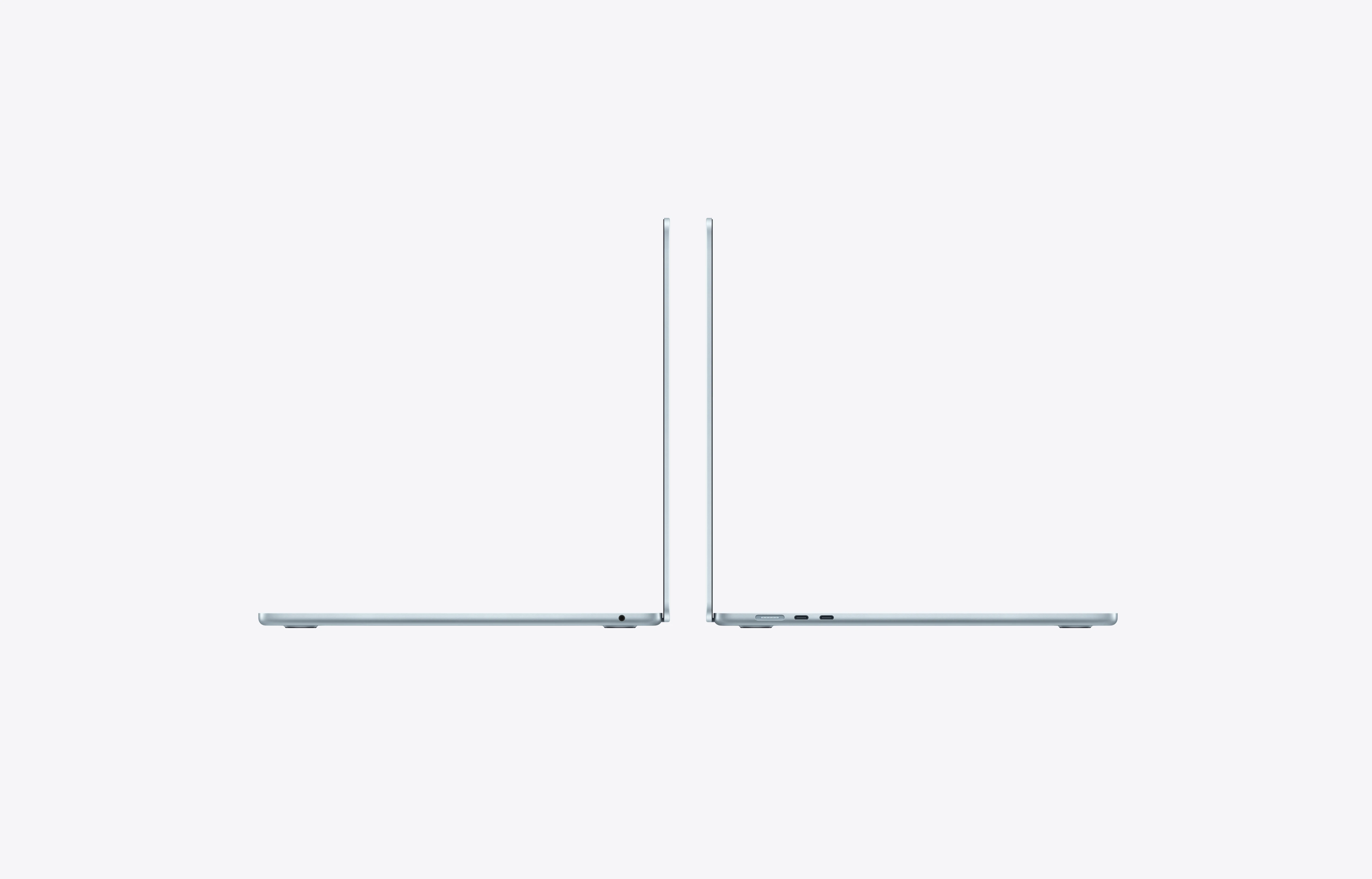 APPLE MACBOOK AIR 15 INCH M4 CHIP 10 CORE CPU 10 CORE GPU 16GB 256GB SKY BLUE ENGLISH MC7A4 thumbnail 3