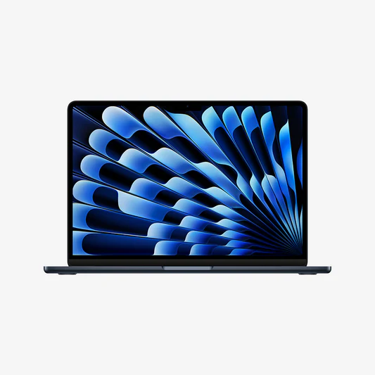 APPLE MACBOOK AIR 15 INCH M4 CHIP 10 CORE CPU 10 CORE GPU 24GB 512GB MIDNIGHT ARABIC MC6L4