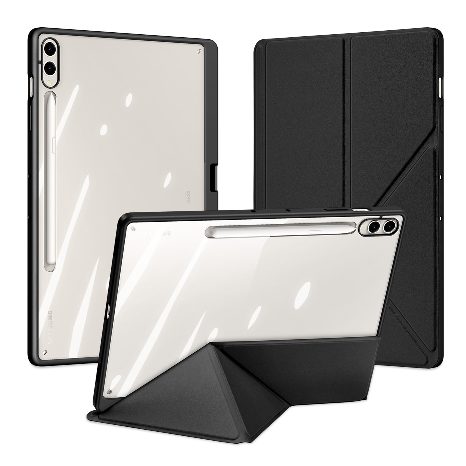DUX DUCIS MAGI SAMSUNG TAB S10 PLUS /S9 PLUS / S9 FE PLUS CASE BLACK MAGI0068