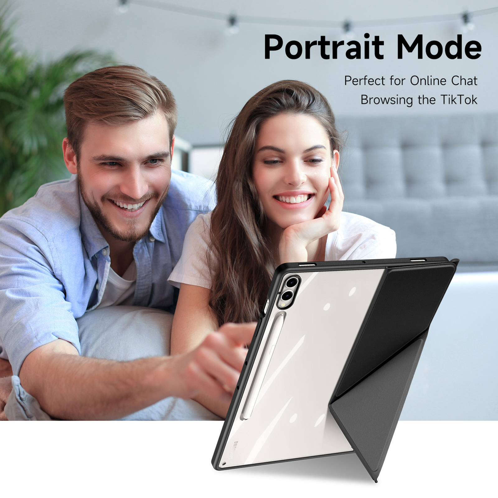 DUXDUCIS SAMSUNG TAB S9 PLUS/S9 FE PLUS MAGI SEREIS CASE BLACK MAGI0062 thumbnail 5