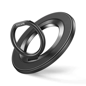 MOBILE PHONE & TABLET MAGNETIC RING BRACKET BLACK