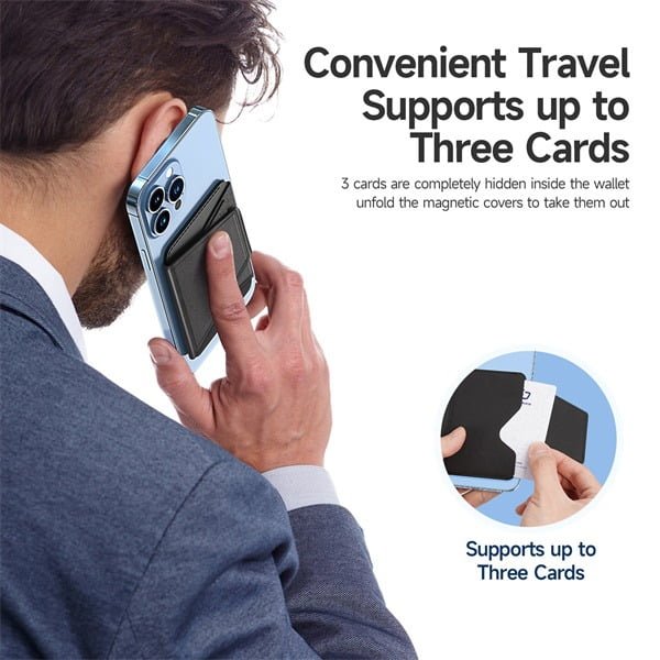 DUXDUCIS MAGNETIC PU LEATHER WALLET STAND thumbnail 6