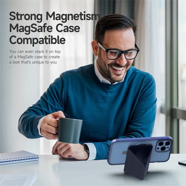 DUXDUCIS MAGNETIC PU LEATHER WALLET STAND thumbnail 3