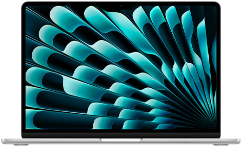 Apple MacBook Air 13-Inch M3 Chip (8-Core CPU, 8-Core GPU, 16GB, 256GB SSD) Silver (Arabic & English Keyboard)