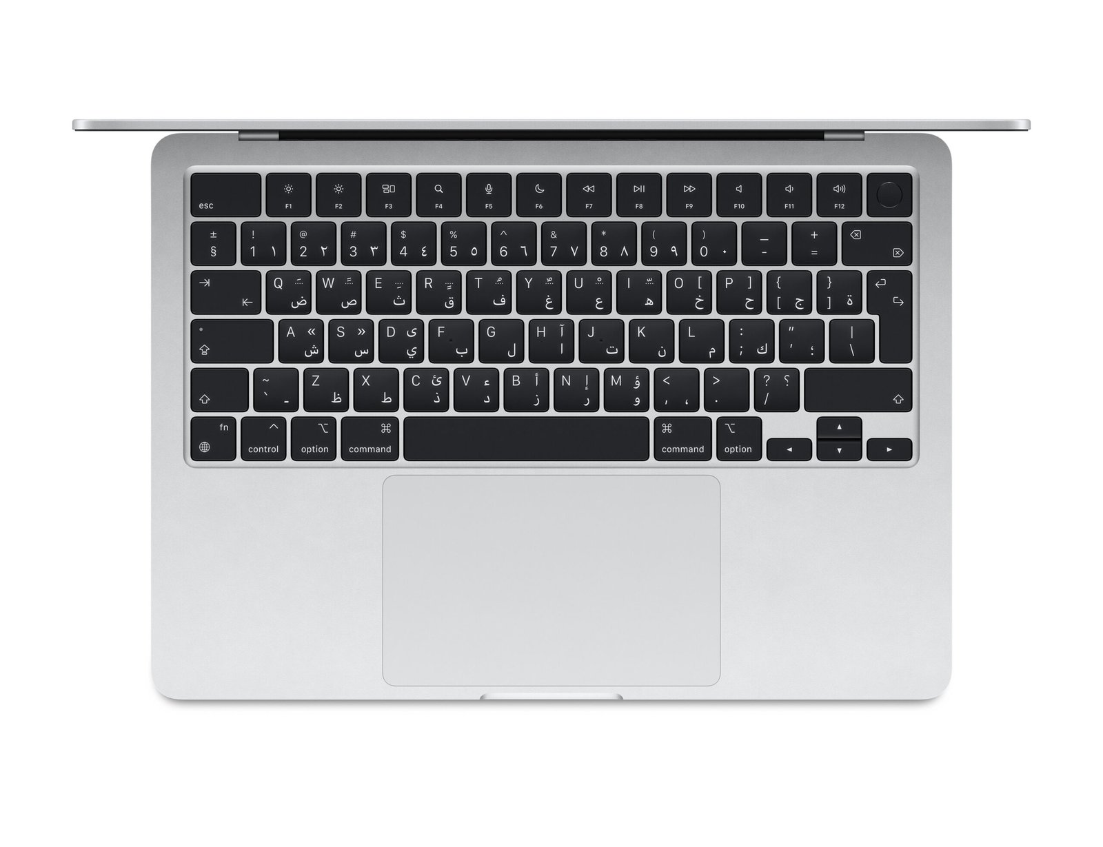 Apple MacBook Air 13-inch M3 Chip 8-Core CPU 10-Core GPU 8GB 512GB Silver Arabic MRXR3 thumbnail 3