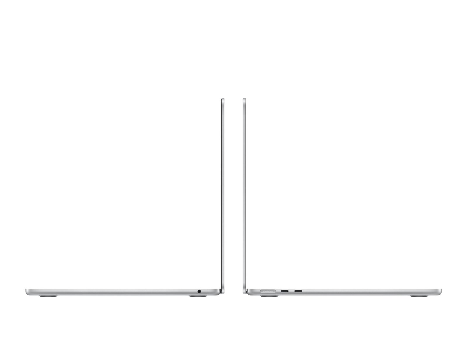 Apple MacBook Air 13-Inch M3 Chip, 8-Core CPU, 10-Core GPU, 8GB RAM, 512GB SSD - Model MRYQ3, Silver - Arabic Keyboard Layout thumbnail 2