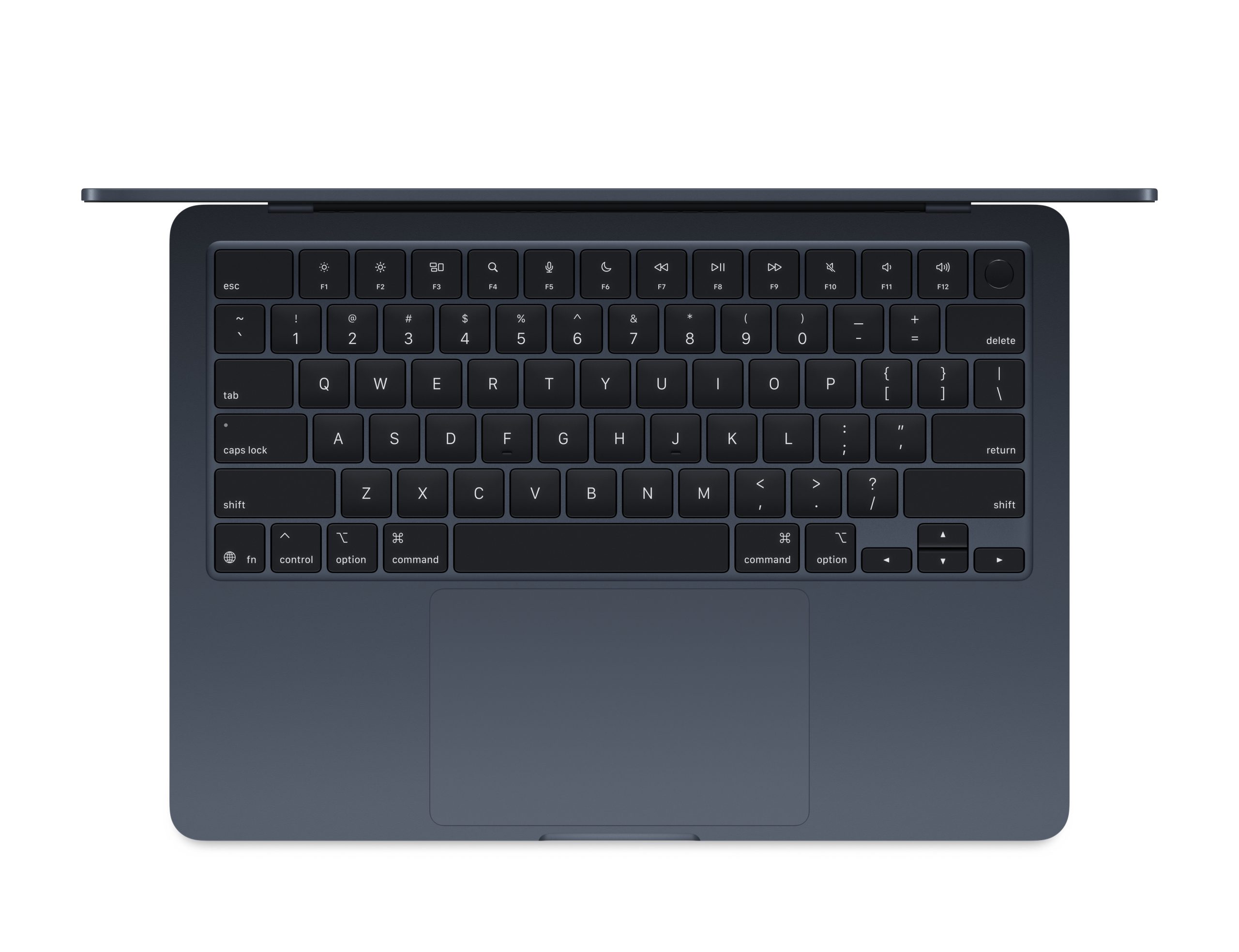 APPLE MACBOOK AIR 13 INCH M4 CHIP 10 CORE CPU 10 CORE GPU 24GB 512GB MIDNIGHT ENGLISH MC6C4 thumbnail 2
