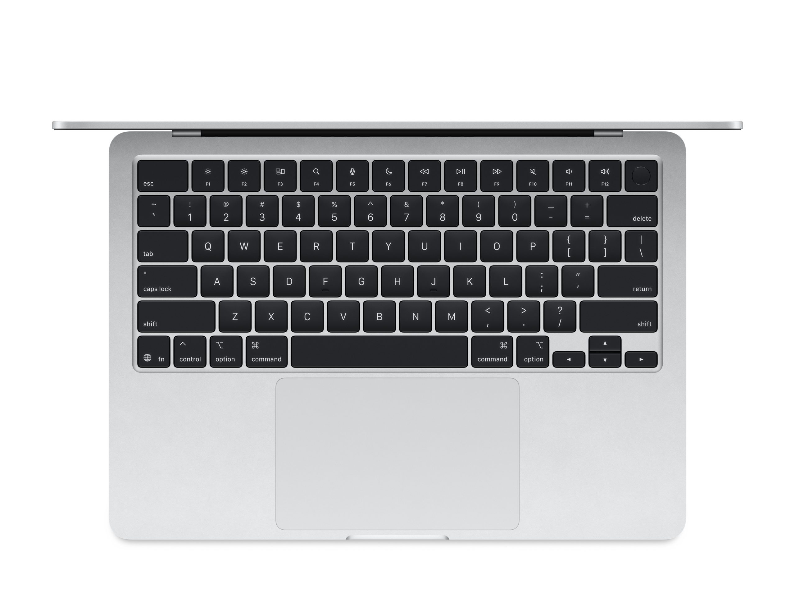 APPLE MACBOOK AIR 13 INCH M4 CHIP 10 CORE CPU 8 CORE GPU 16GB 256GB SILVER ENGLISH MW0W3 thumbnail 2