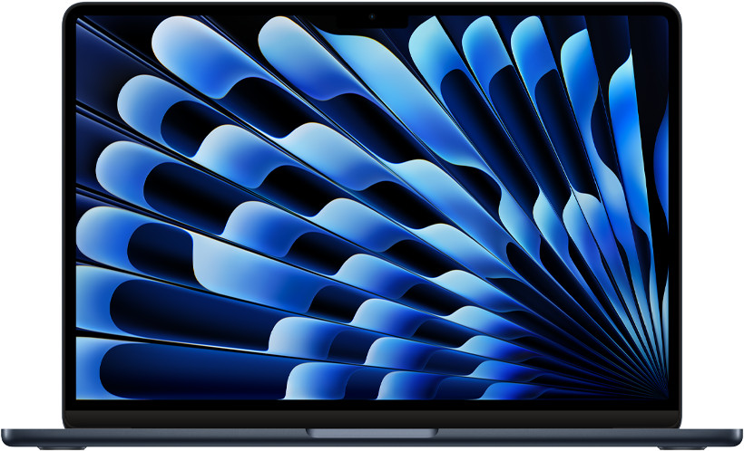 APPLE MACBOOK AIR 13 INCH M3 CHIP WITH 8 CORE CPU 10 CORE GPU 24GB 512GB SSD MIDNIGHT ARBIC MC8Q4
