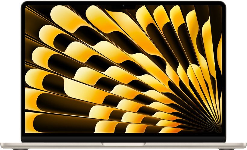 Apple MacBook Air 13-inch with M3 Chip - 8-Core CPU, 10-Core GPU, 8GB RAM, 512GB SSD, Starlight (ARB MRXU3)