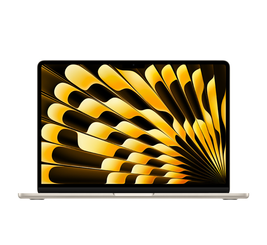 APPLE MACBOOK AIR 13 INCH M4 CHIP 10 CORE CPU 8 CORE GPU 16GB 256GB STARLIGHT ENGLISH MW0Y3