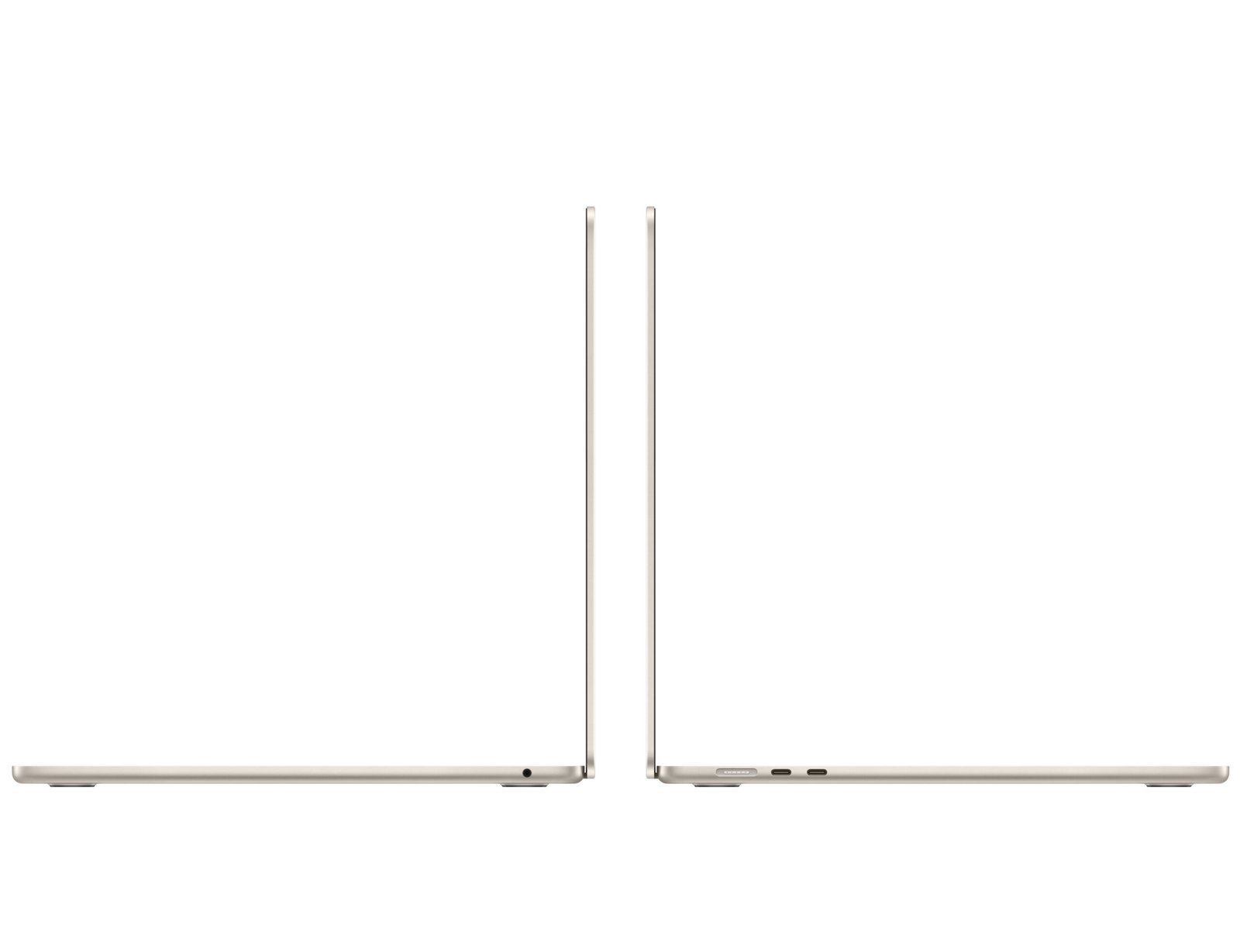 Apple MacBook Air 15-Inch M3 Chip, 8-Core CPU, 10-Core GPU, 8GB RAM, 256GB SSD - Starlight, Arabic Keyboard Layout - Model MRYR3 thumbnail 2