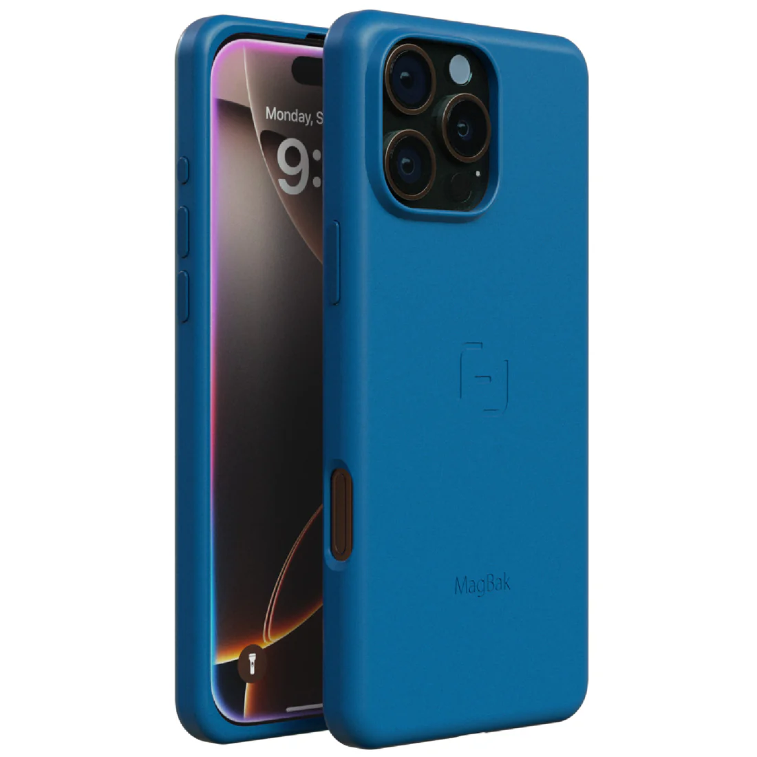 MAGBAK IPHONE 16 PRO CLASSIC CASE WITH MAGSTICK BLUE MBC16P-BL