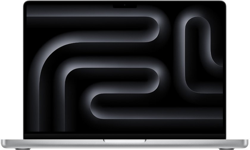 APPLE MACBOOK PRO 14 INCH M4 CHIP WITH 10 CORE CPU 10 CORE GPU 24GB 1TB SILVER ARABIC MCX14