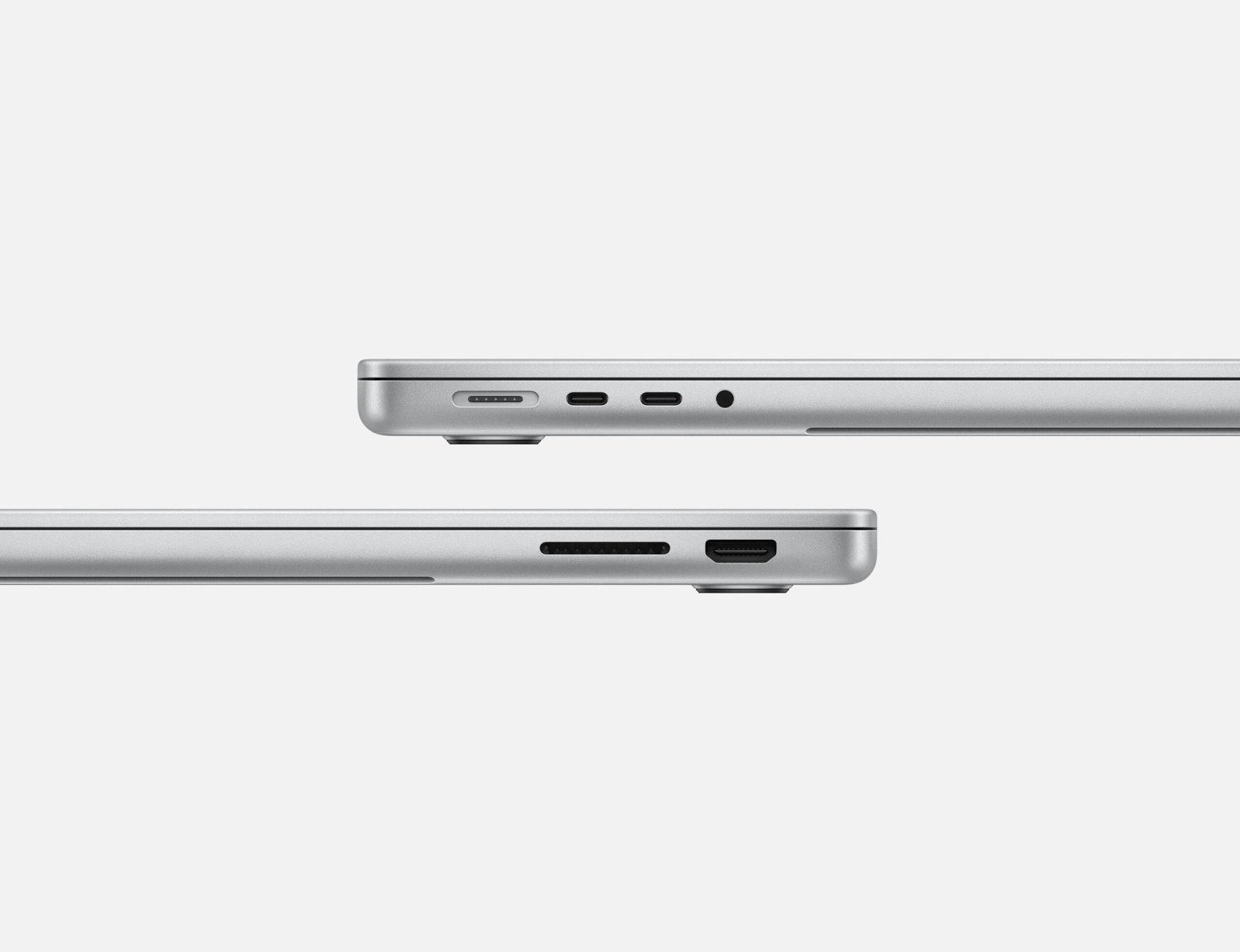 APPLE 14-INCH MACBOOK M3 CHIP WITH 8-CORE CPU AND 10-CORE GPU, 512GB SSD SILVER ARABIC MR7J3 thumbnail 6