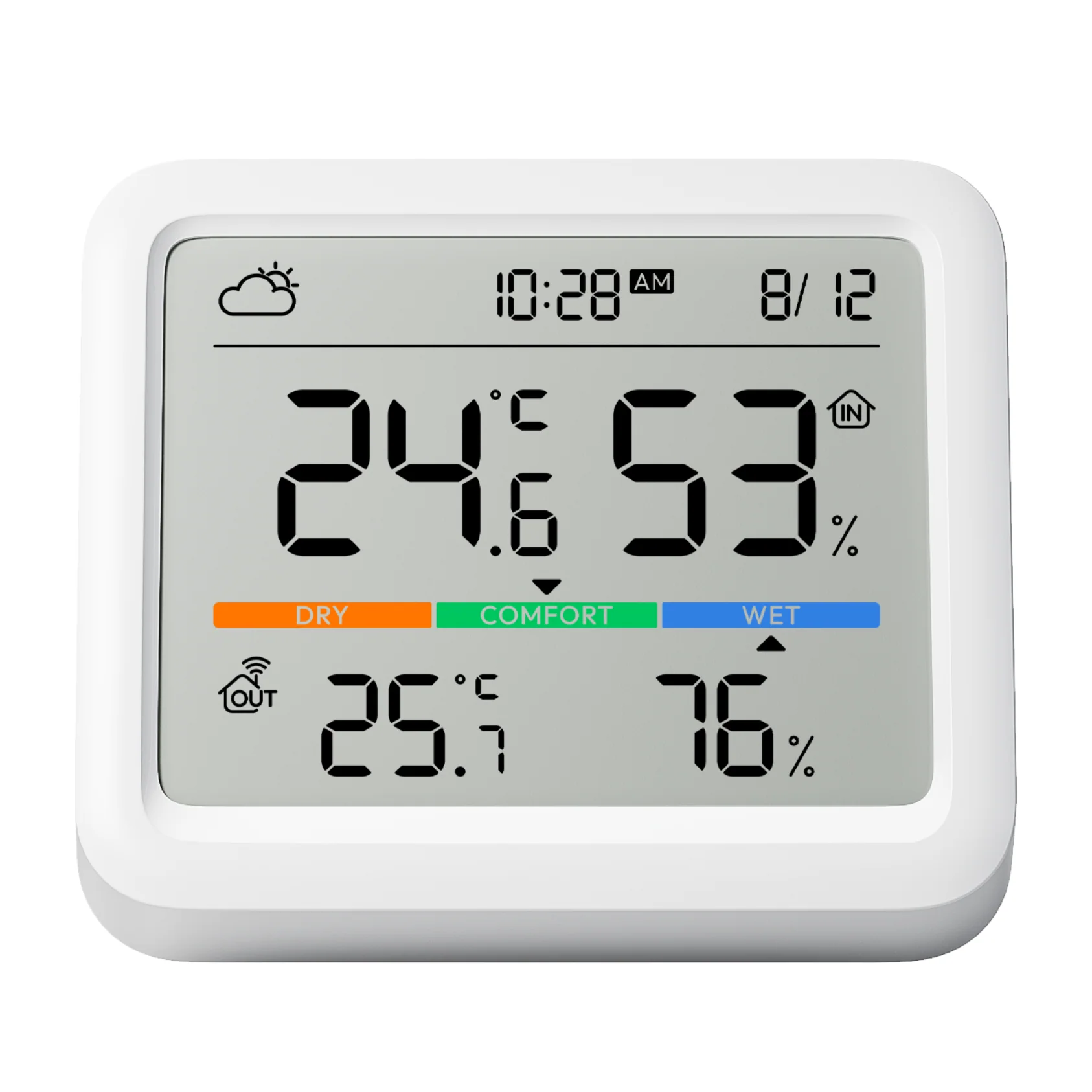 SWITCHBOT SMART MONITORING TEMPARATURE HUMIDITY METER PRO WHITE W4900000 thumbnail 10