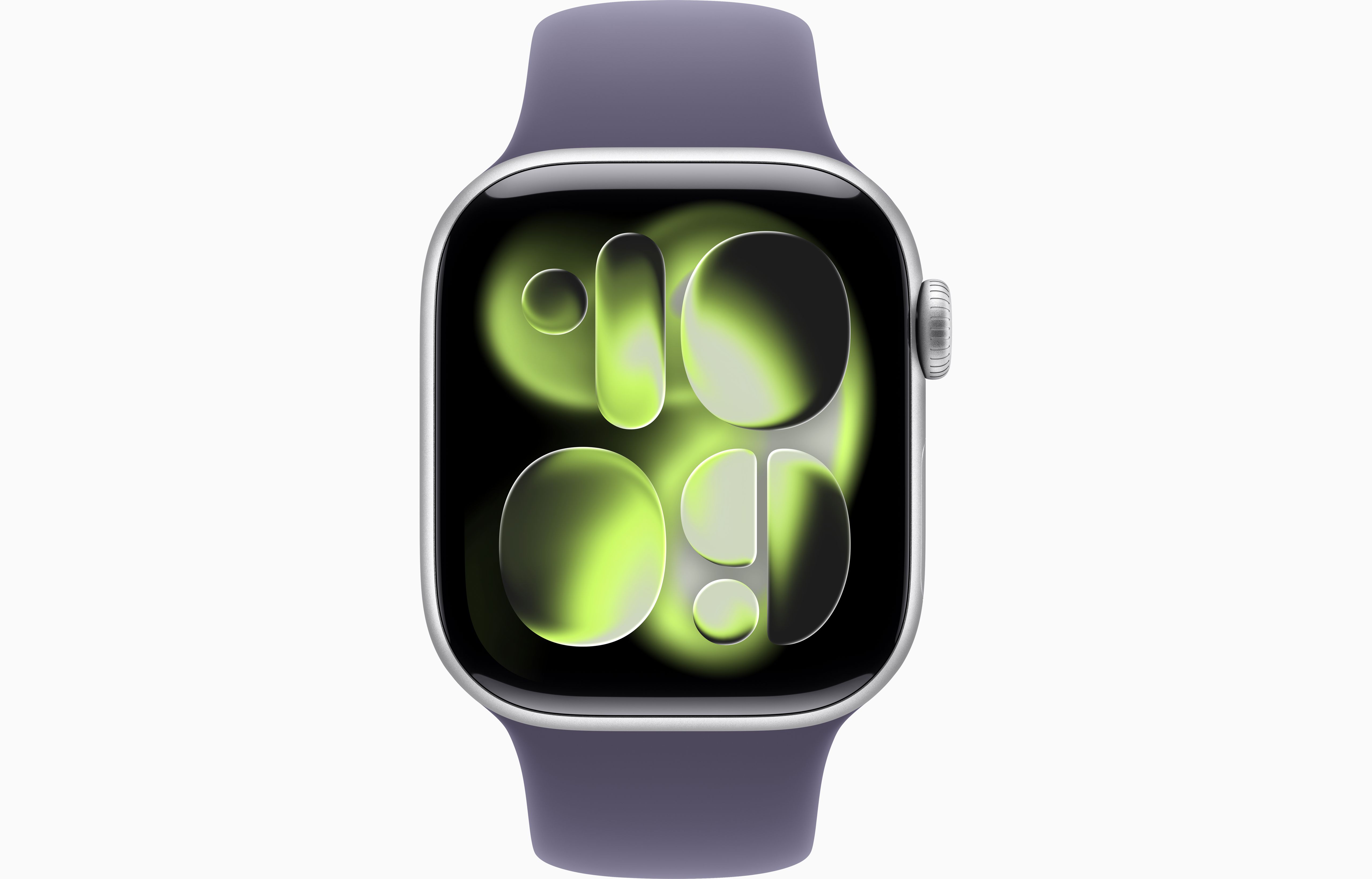 APPLE WATCH SERIES 11 42MM GPS+CELLULAR SILVER ALUMINIUM PURPLE FOG SPORT BAND M-L MF8J4 thumbnail 2