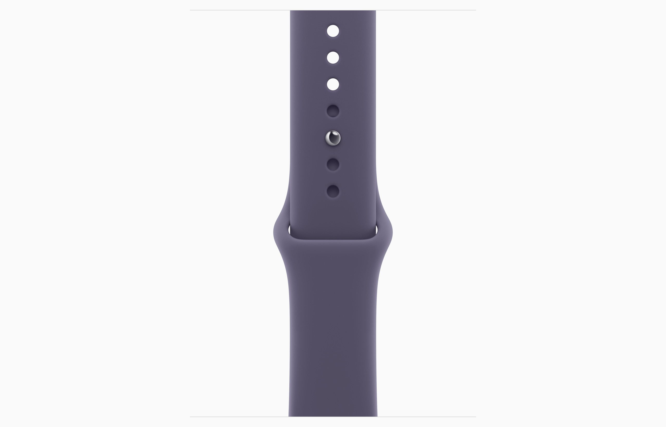 APPLE WATCH SERIES 11 GPS 42MM 2025 SILVER ALUMINIUM CASE WITH PURPLE FOG SPORT BAND - S/M MEU64 thumbnail 2