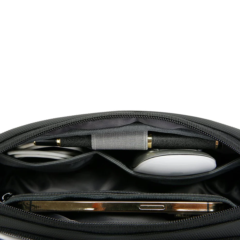 BANGE HANDBAG YKK ZIPPER BLACK BG-3067 thumbnail 9
