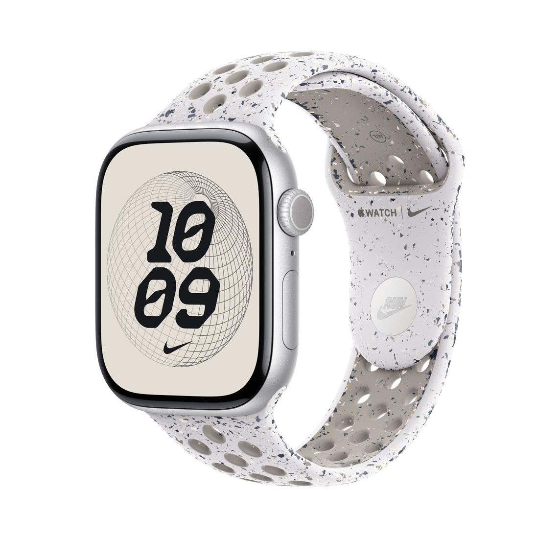APPLE WATCH BAND 46MM VEILED GREY NIKE SPORT BAND M-L MGC54 thumbnail 2