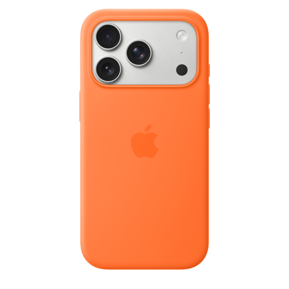 APPLE IPHONE 17 PRO SILICONE CASE WITH MAGSAFE ORANGE MGFE4 thumbnail 4