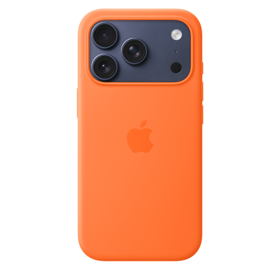APPLE IPHONE 17 PRO SILICONE CASE WITH MAGSAFE ORANGE MGFE4 thumbnail 3