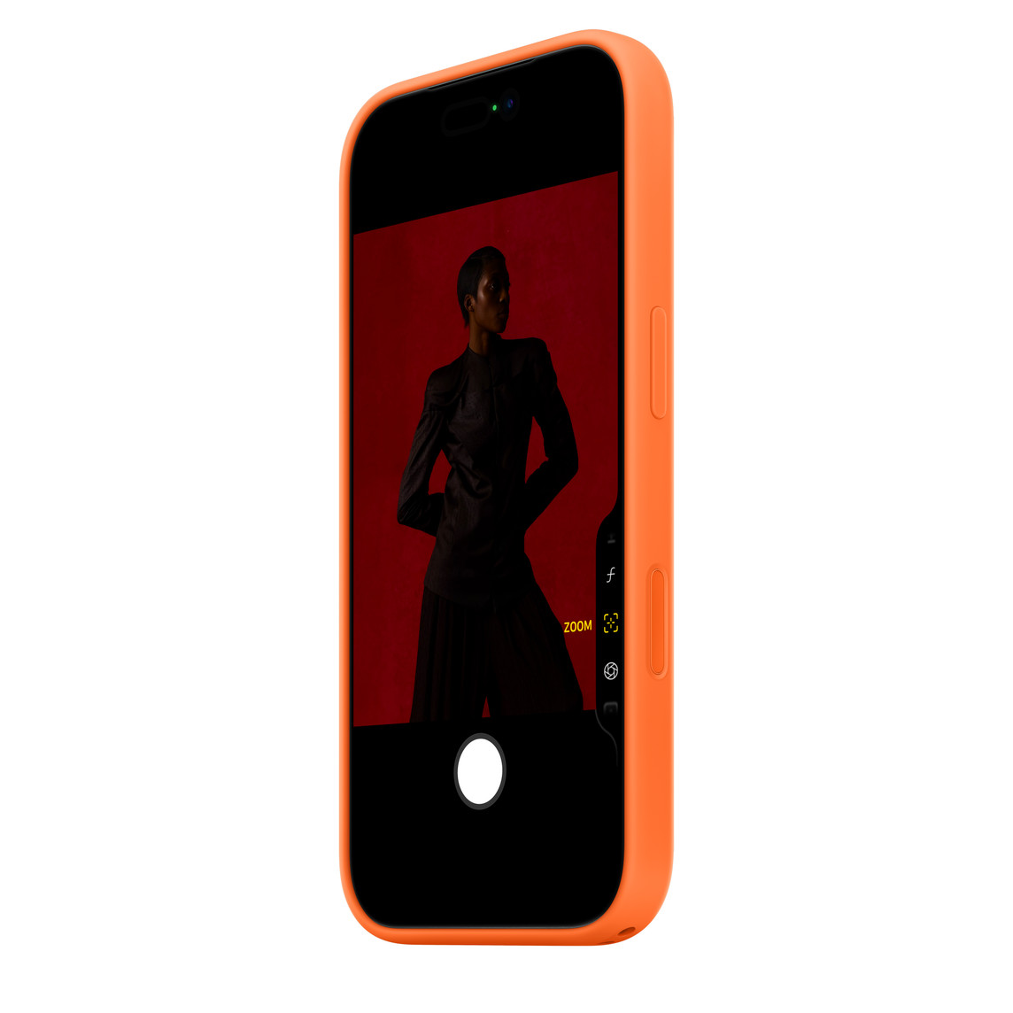 APPLE IPHONE 17 PRO SILICONE CASE WITH MAGSAFE ORANGE MGFE4 thumbnail 2