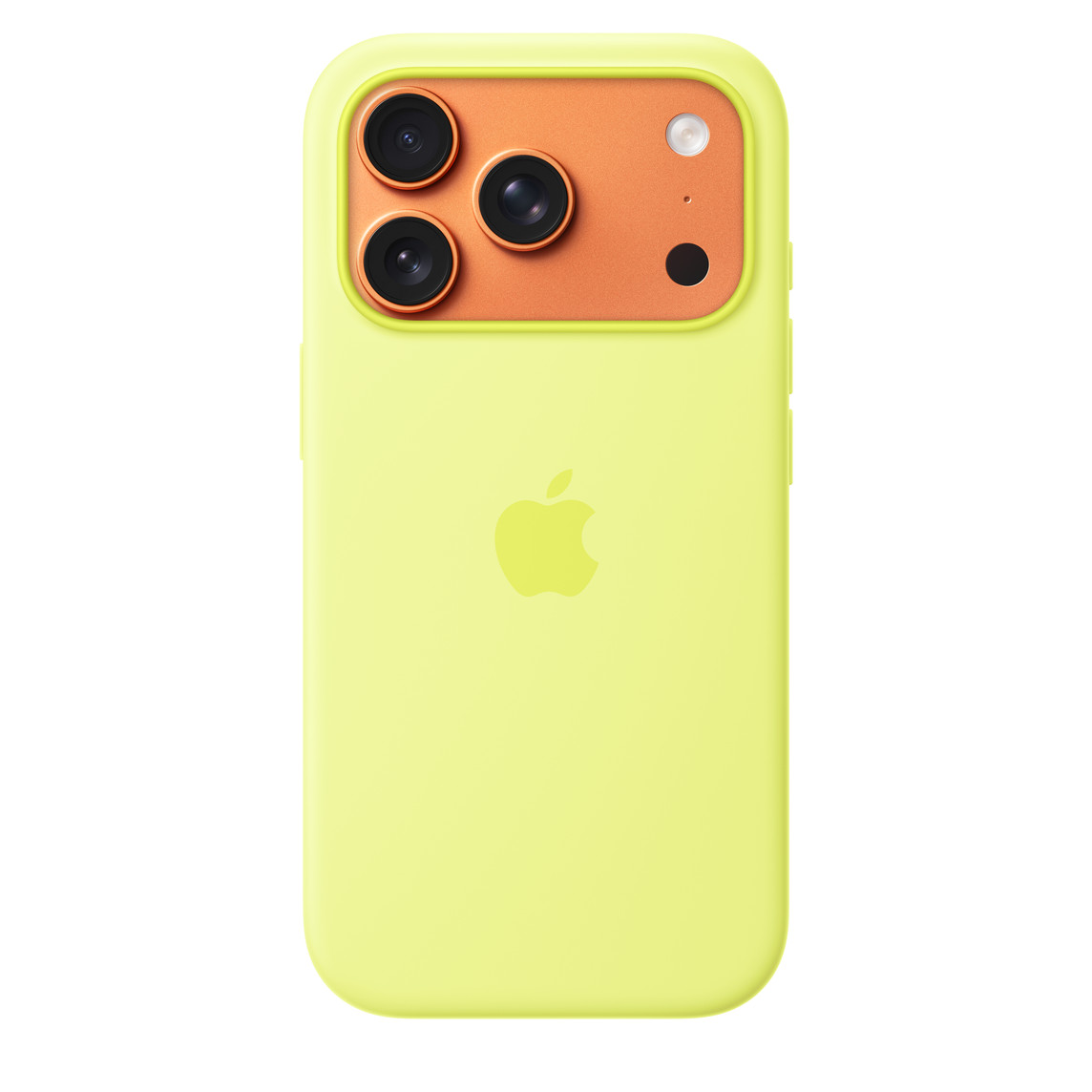 APPLE IPHONE 17 PRO SILICONE CASE WITH MAGSAFE NEON YELLOW MGFF4 thumbnail 2