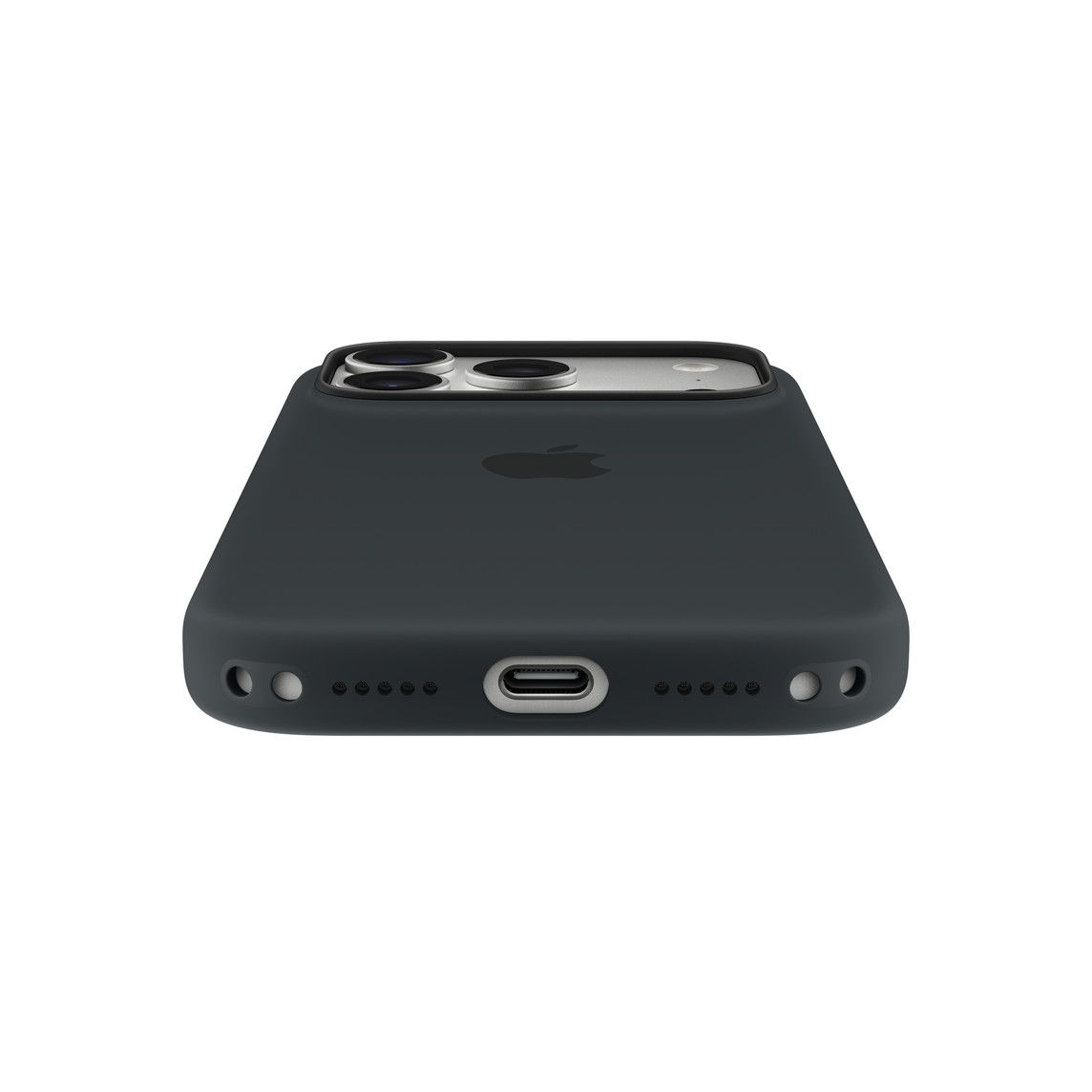 APPLE IPHONE 17 PRO SILICONE CASE WITH MAGSAFE BLACK MGFK4 thumbnail 2
