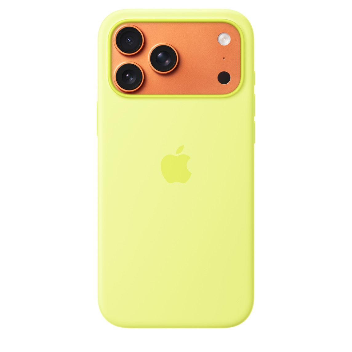 APPLE IPHONE 17 PRO MAX SILICONE CASE WITH MAGSAFE NEON YELLOW MGFM4 thumbnail 2