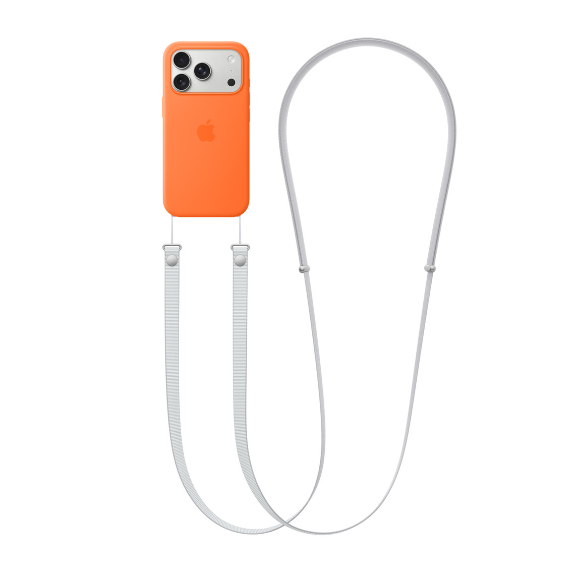 APPLE CROSSBODY STRAP LIGHT GRAY MGGM4 thumbnail 2