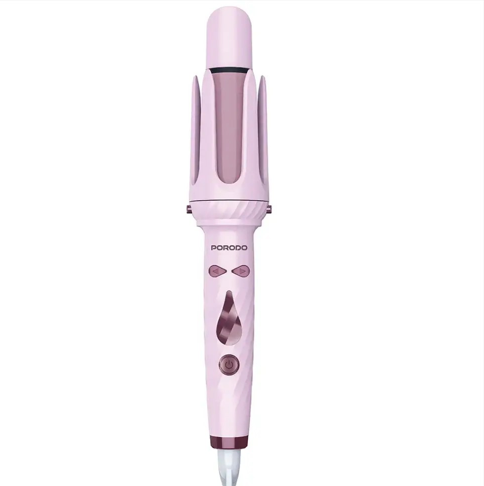 PORODO 5 IN 1 HAIR STYLING TOOL AUTO WRAP CURLING & STRAIGHTENING PINK PDLFST218PK