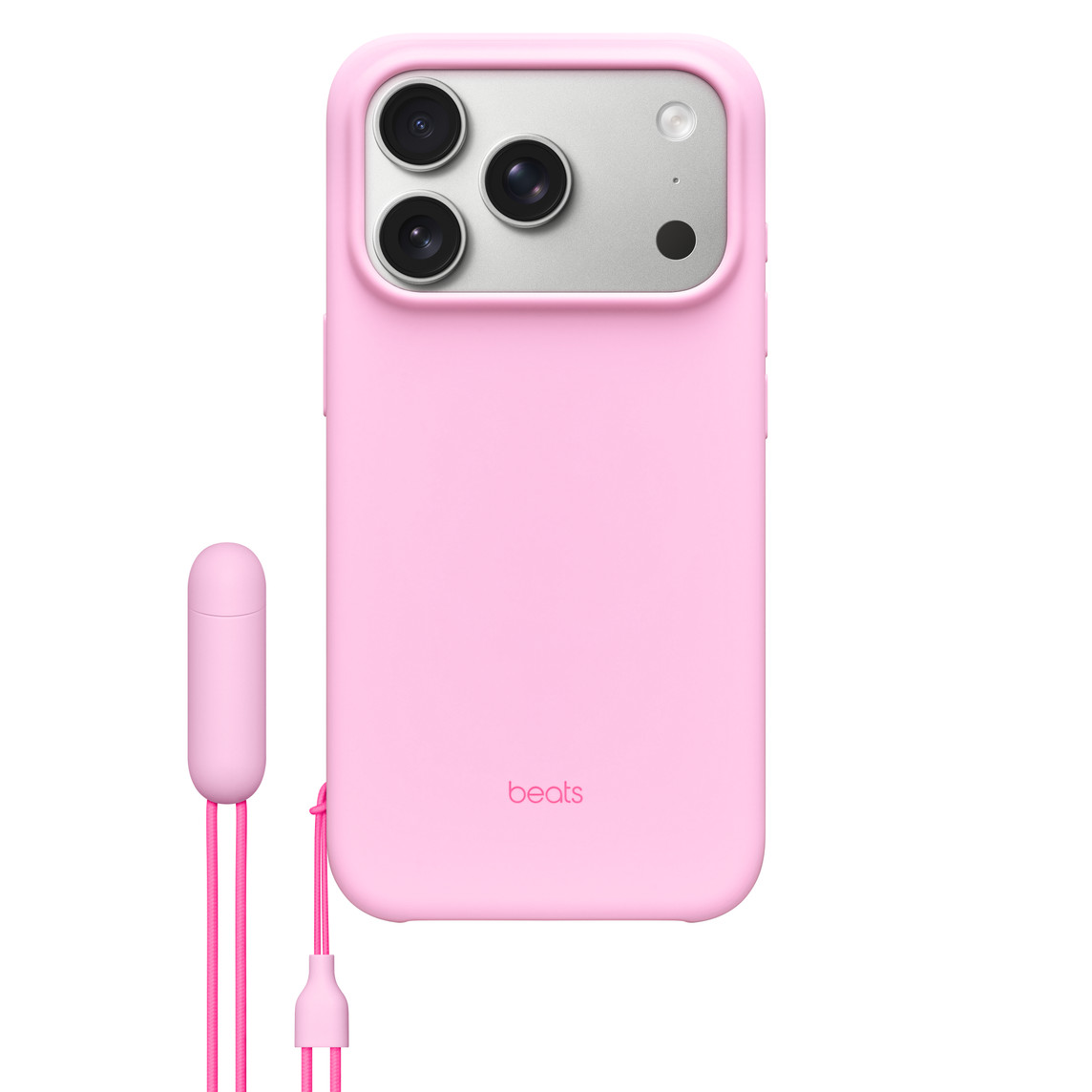 BEATS IPHONE 17 PRO KICKSTAND CASE WITH MAGSAFE AND CAMERA CONTROL PEBBLE PINK MGY84