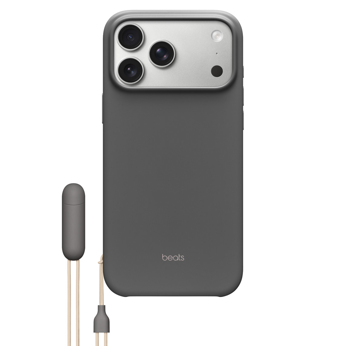 BEATS IPHONE 17 PRO MAX KICKSTAND CASE WITH MAGSAFE AND CAMERA CONTROL GRANITE GRAY MGY94