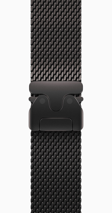 APPLE WATCH ULTRA 2 49MM (2024) GPS + CELLULAR BLACK TITANIUM CASE WITH BLACK MILANESE LOOP BAND MX5U3 thumbnail 3