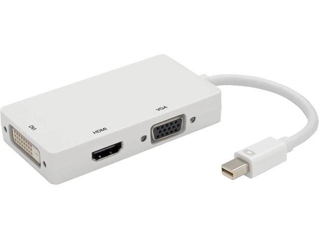 UGREEN MINI DP TO HDMI/VGA/DVI CONVERTER WHITE 20417