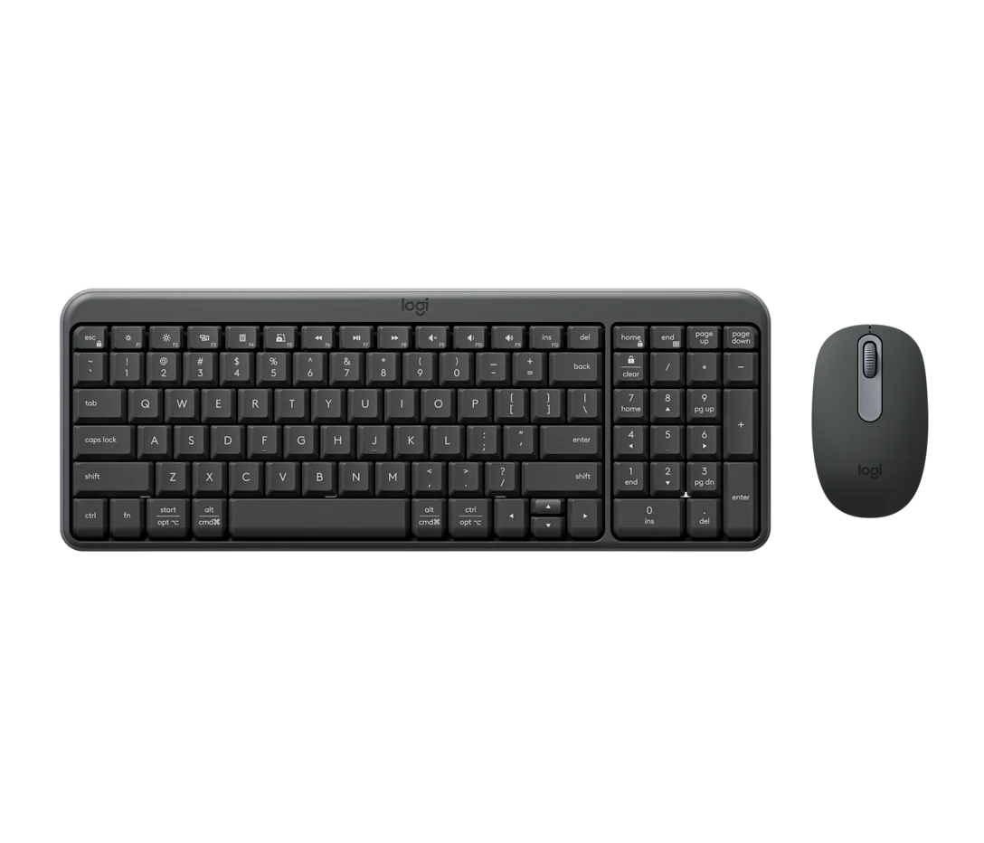 LOGITECH COMPACT WIRELESS MOUSE AND KEYBOARD MK250 920-013531 thumbnail 2