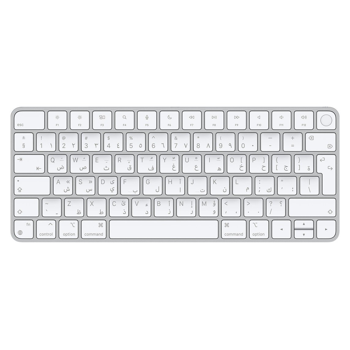 Apple Magic Keyboard with Touch ID MK293E Arabic | Secure and Seamless Typing Experience | Integrated Touch ID Sensor | Arabic Layout thumbnail 2